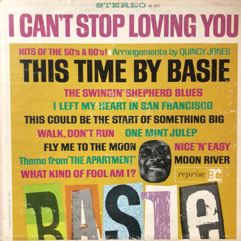 Basie I Can't Stop Loving You Vinyl Lp